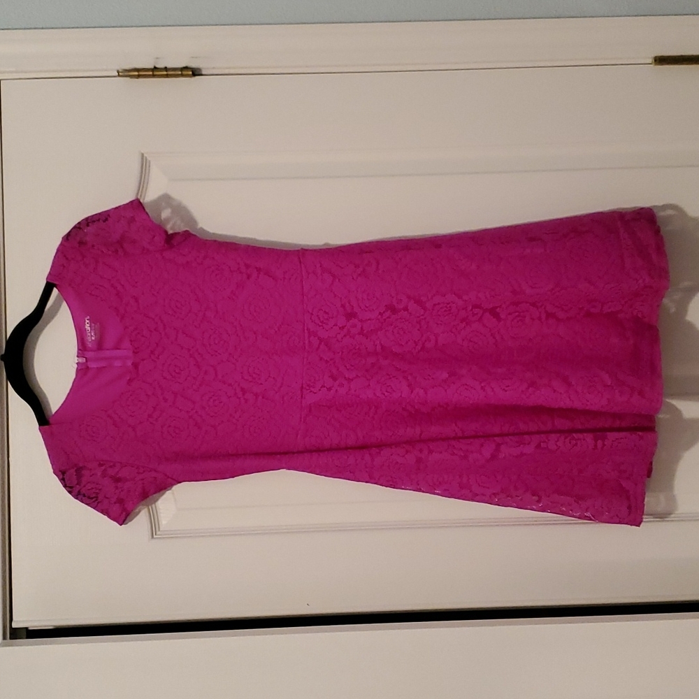 Girls size 14/16 purple dress.